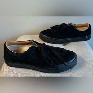 Last Resort AB Shoes VM001 Lo Suede All Black  Size US 10.5 Skateboard Sneakers